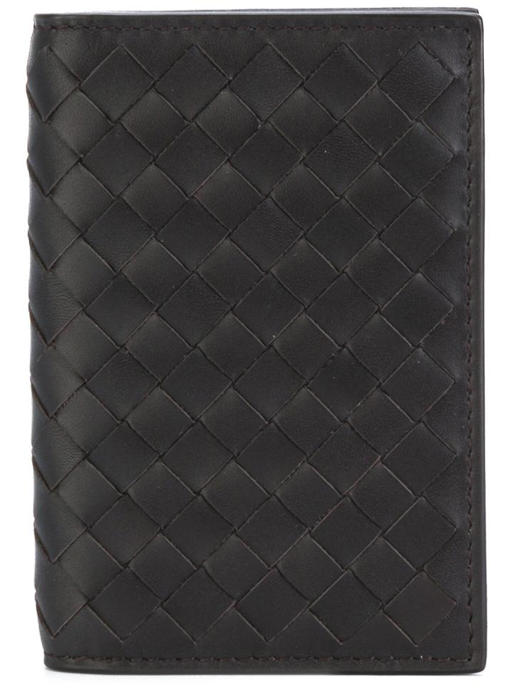 Bottega Veneta Textured Continental Wallet - Brown