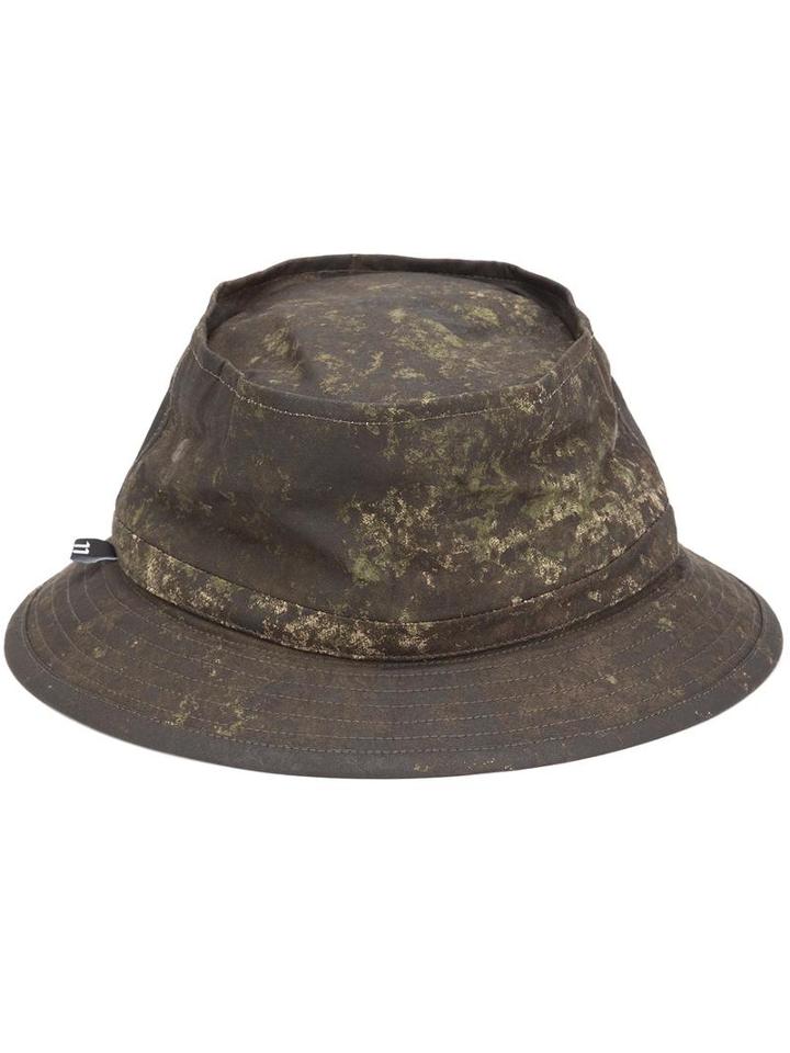 11 By Boris Bidjan Saberi Camouflage Print Hat, Men's, Green, Cotton/spandex/elastane