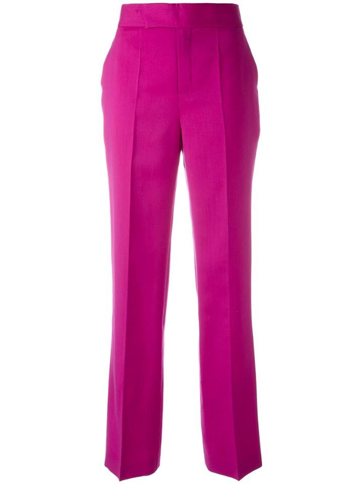 Ports 1961 Straight Leg Trousers - Pink & Purple