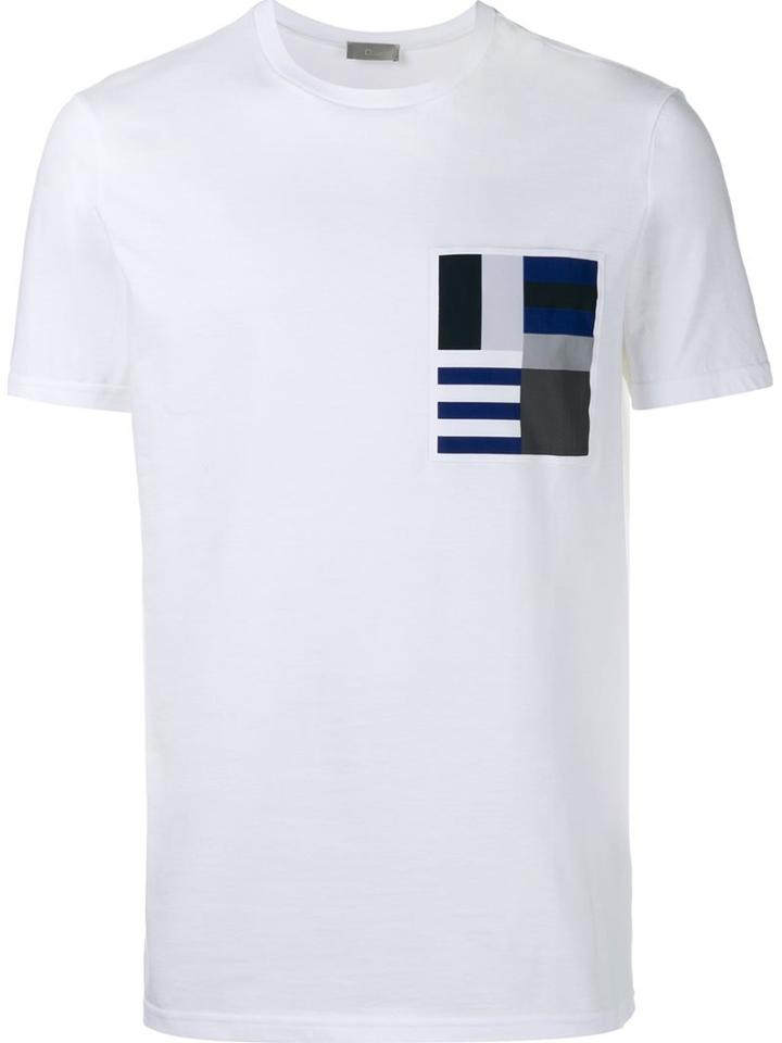 Dior Homme Printed Pocket T-shirt, Men's, Size: Large, White, Cotton
