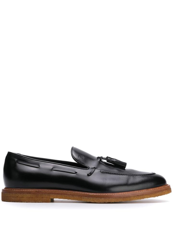 Tod's Tod's Xxm54b0av50lygb999 Lyg Nero Leather/leather/rubber - Black