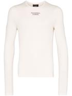 Pas Normal Studios Control Logo Print Long-sleeve T-shirt - White