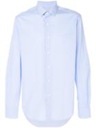 Lanvin - Checked Shirt - Men - Cotton - 43, Blue, Cotton