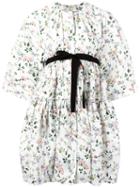 Giambattista Valli - Floral Wrap Dress - Women - Silk/cotton/polyamide/viscose - 44, Women's, White, Silk/cotton/polyamide/viscose