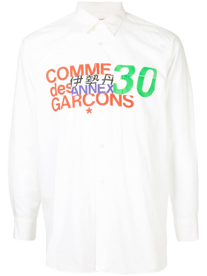 Comme Des Garçons Vintage Annex 30 Print Shirt - White