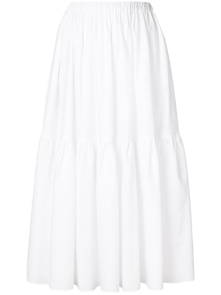 Stella Mccartney Elasticated Waist Skirt - White