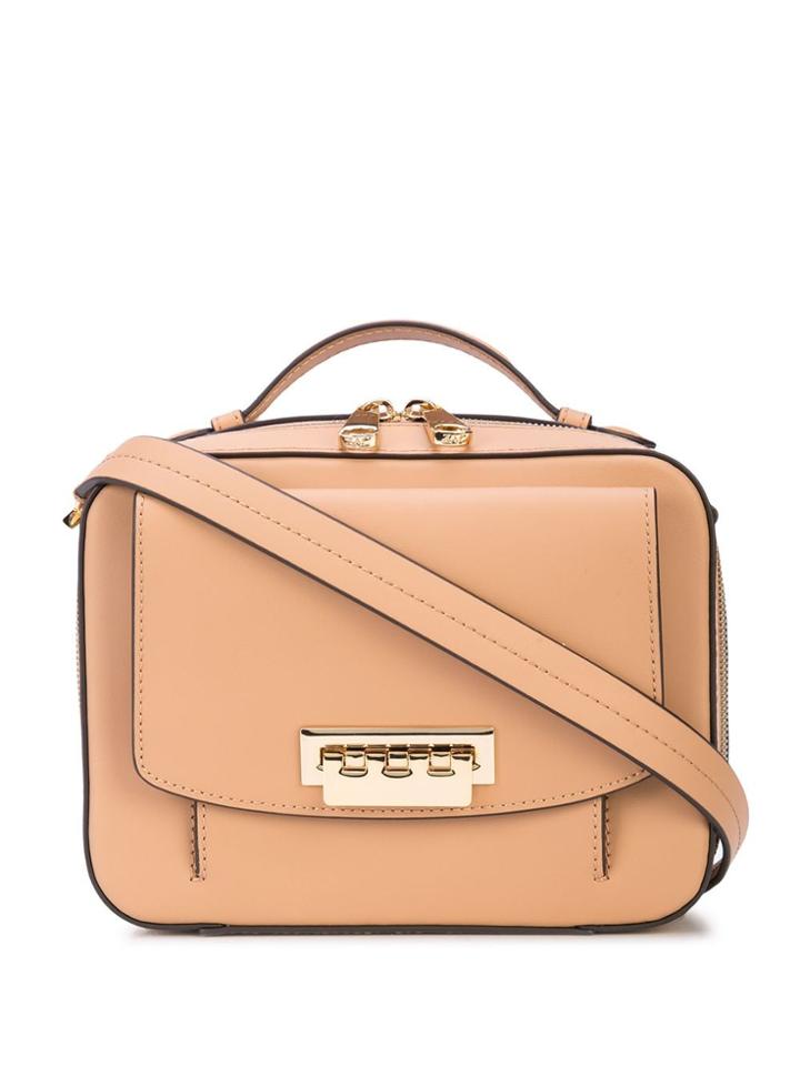 Zac Zac Posen Foldover Top Crossbody Bag - Brown