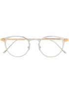 Cartier Eyewear Round Frame Glasses - Silver