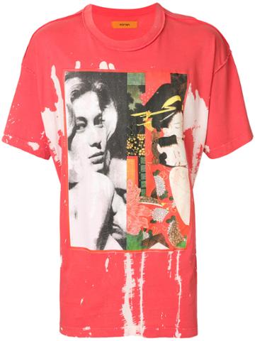 Mirror By Paura Photo Print T-shirt - Red