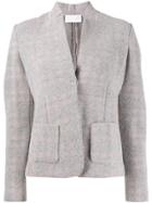 Fabiana Filippi Cropped Fitted Jacket - Grey