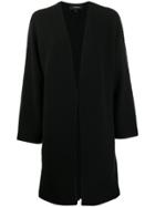 Theory Open Front Knitted Cardigan - Black