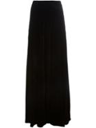 Etro A-line Long Skirt, Women's, Size: 42, Black, Viscose/silk/acetate