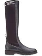 Fendi Knee Length Boots - Black