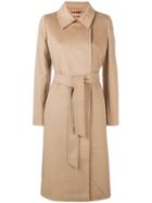 Max Mara Studio Belted Coat - Neutrals
