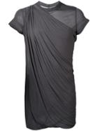 Rick Owens Drkshdw - Long T-shirt - Men - Viscose - M, Grey, Viscose