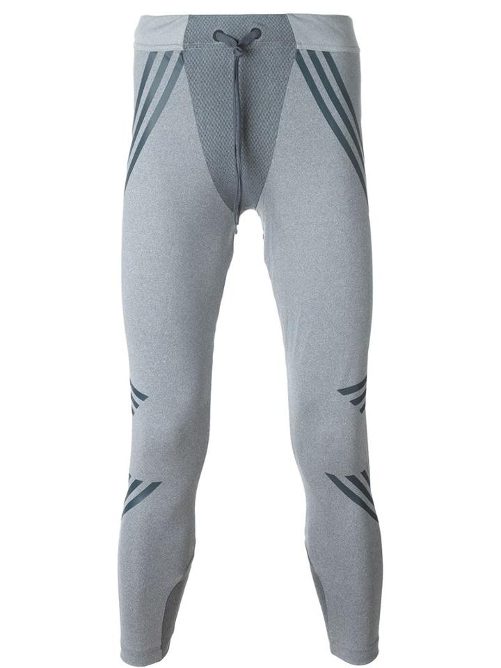 Adidas Originals White Mountaineering X Adidas Originals Leggings, Men's, Size: Large, Grey, Polyester/spandex/elastane