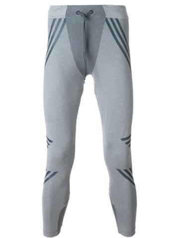 Adidas Originals White Mountaineering X Adidas Originals Leggings, Men's, Size: Large, Grey, Polyester/spandex/elastane