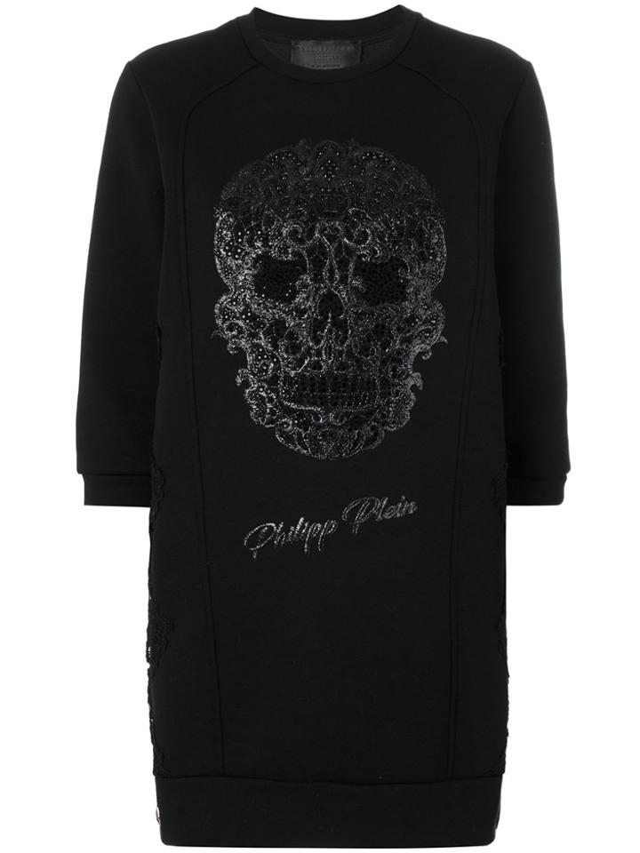 Philipp Plein Emelia Sweatshirt Dress - Black