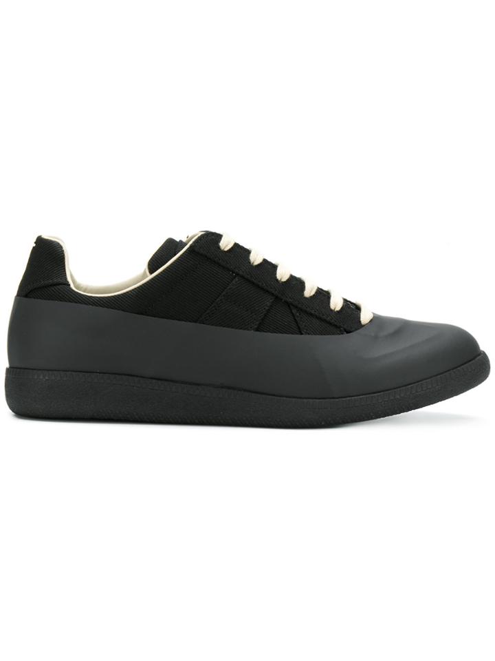 Maison Margiela Dipped Effect Sneakers - Black