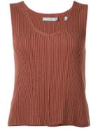 Vince Sleeveless Top - Red