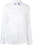 Maison Labiche - Embroidered Bird Shirt - Women - Cotton - S, Women's, White, Cotton