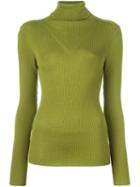 P.a.r.o.s.h. 'licia' Turtleneck Jumper, Women's, Size: Medium, Green, Wool