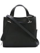 Desa 1972 Small Embossed Logo Tote, Women's, Black