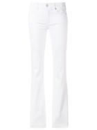 7 For All Mankind - Flared Skinny Jeans - Women - Cotton/spandex/elastane - 30, White, Cotton/spandex/elastane