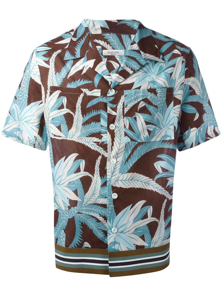 Valentino - Tropical Print Shirt - Men - Cotton/polyester/viscose - 40, Cotton/polyester/viscose