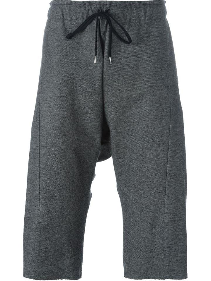 Individual Sentiments Track Shorts, Adult Unisex, Size: 0, Grey, Cotton/polyurethane
