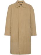 Burberry Restored 1990s Khaki Cotton Trench Coat - Green