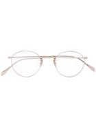 Oliver Peoples Round Frame Glasses - Metallic