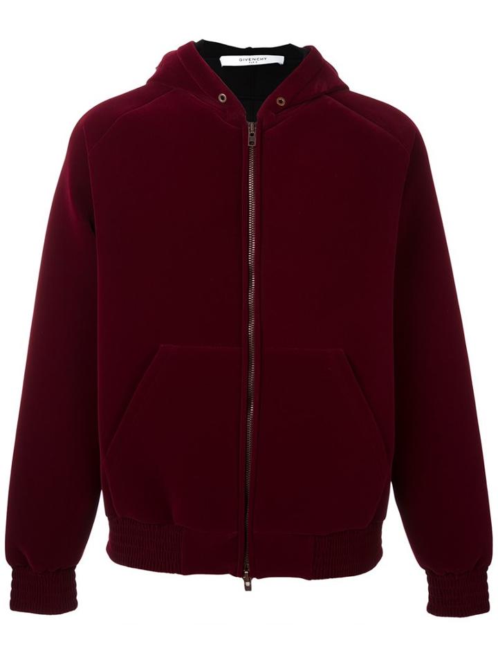 Givenchy Velour Zipped Hoodie