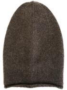 Long Knitted Beanie, Adult Unisex, Brown, Cashmere/wool, Kristensen Du Nord