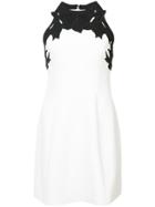 Halston Heritage Two-tone Sleeveless Dress - White