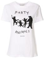 Être Cécile Party Animals T-shirt - White