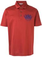 Gieves & Hawkes Logo Polo Shirt - Red