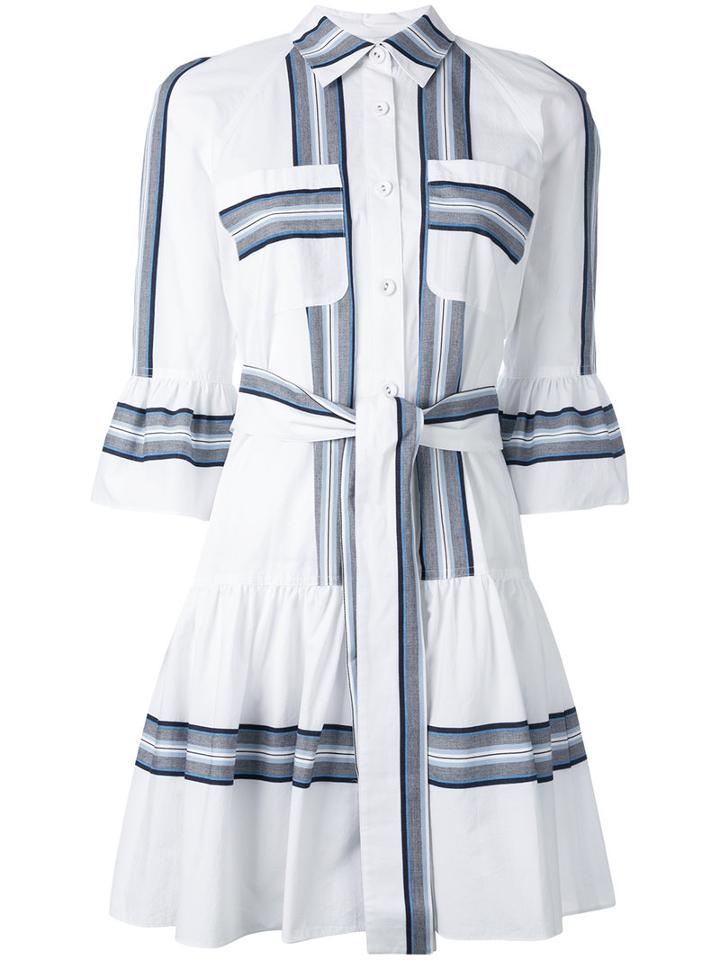 Derek Lam 10 Crosby - Button-down Shirt Dress - Women - Cotton - 10, White, Cotton