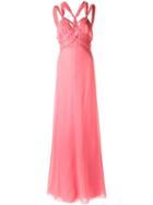 Tufi Duek Strappy Gown - Pink