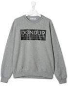 Dondup Kids Logo Print Sweatshirt - Grey