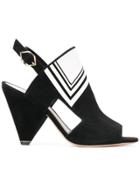 Nicholas Kirkwood Labyrinth Opticollage Peep-toe Boots - Black