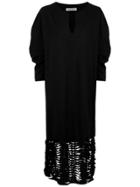 Gloria Coelho Cut Out Details Midi Dress - Black