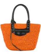 Balenciaga Vintage Panier Xs Tote Bag - Yellow & Orange