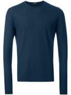 Zanone Longsleeved T-shirt - Blue