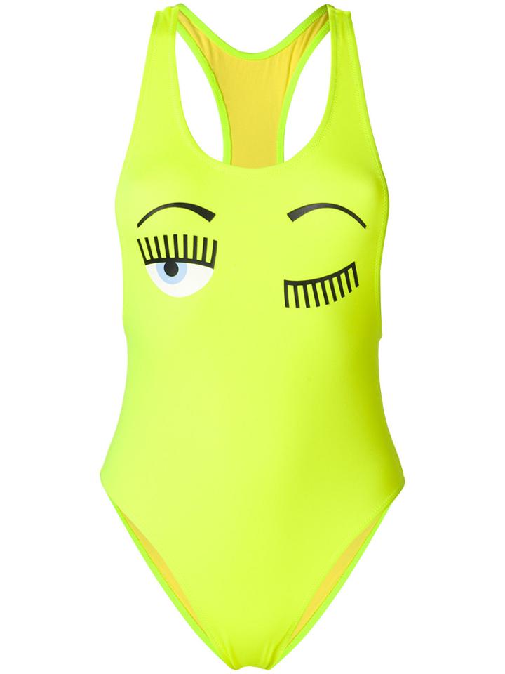 Chiara Ferragni Flirting Bathing Suit - Yellow & Orange