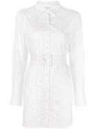 Fleur Du Mal Belted Shirt Dress - White
