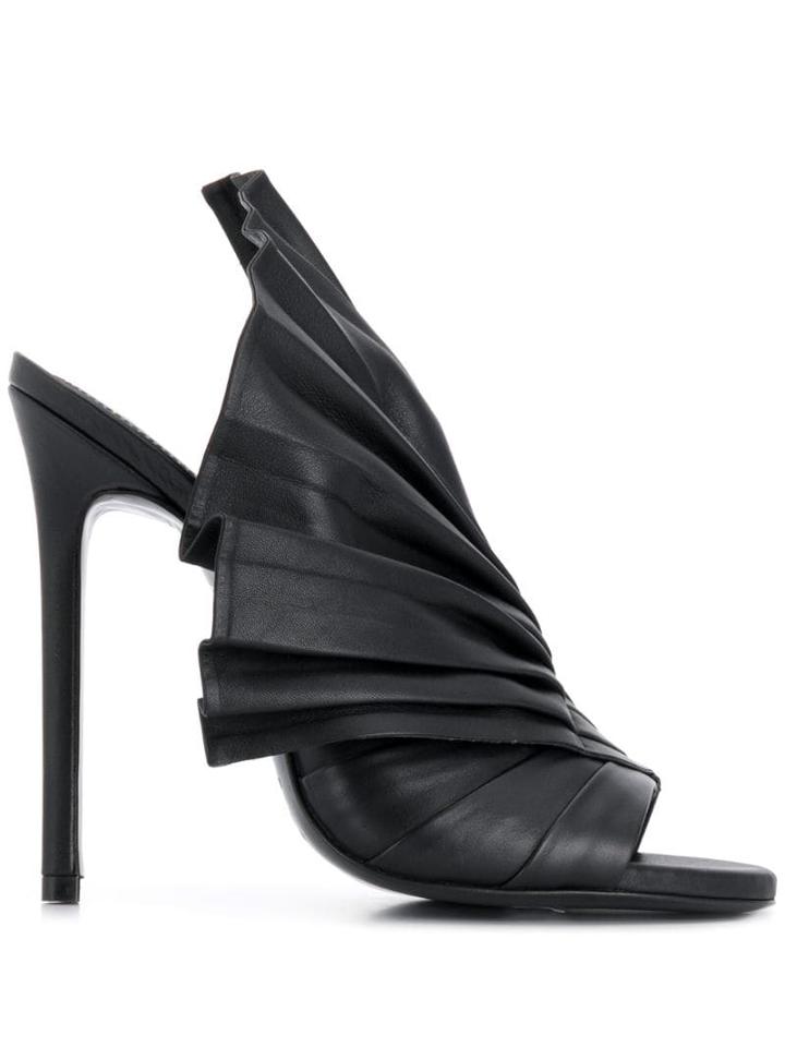 Maison Ernest Grivoise Heeled Mules - Black