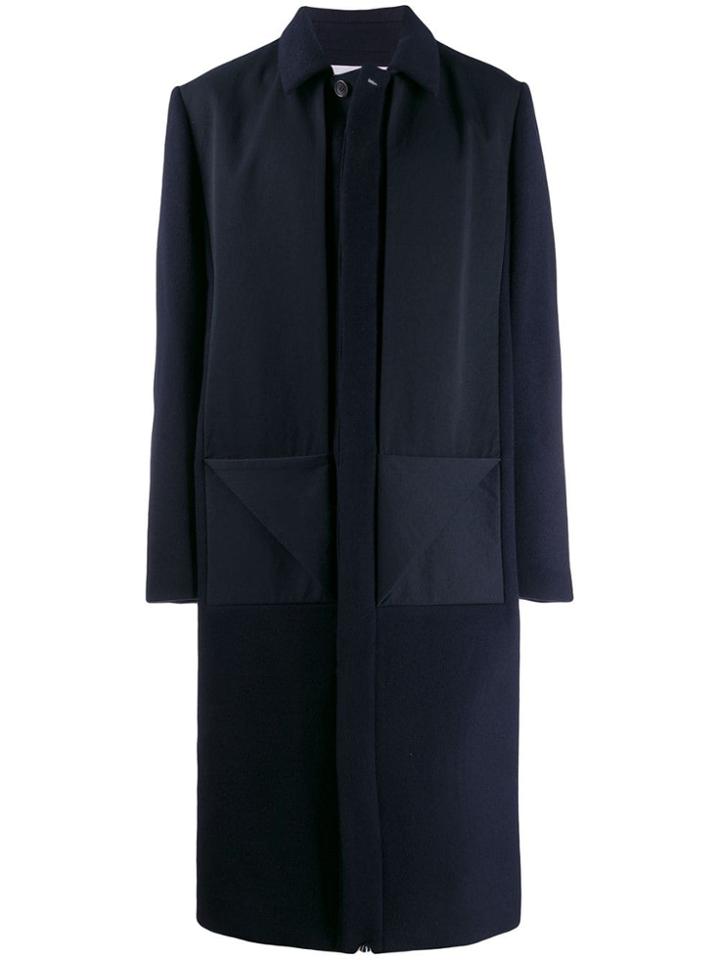 Chalayan Classic Collar Coat - Blue