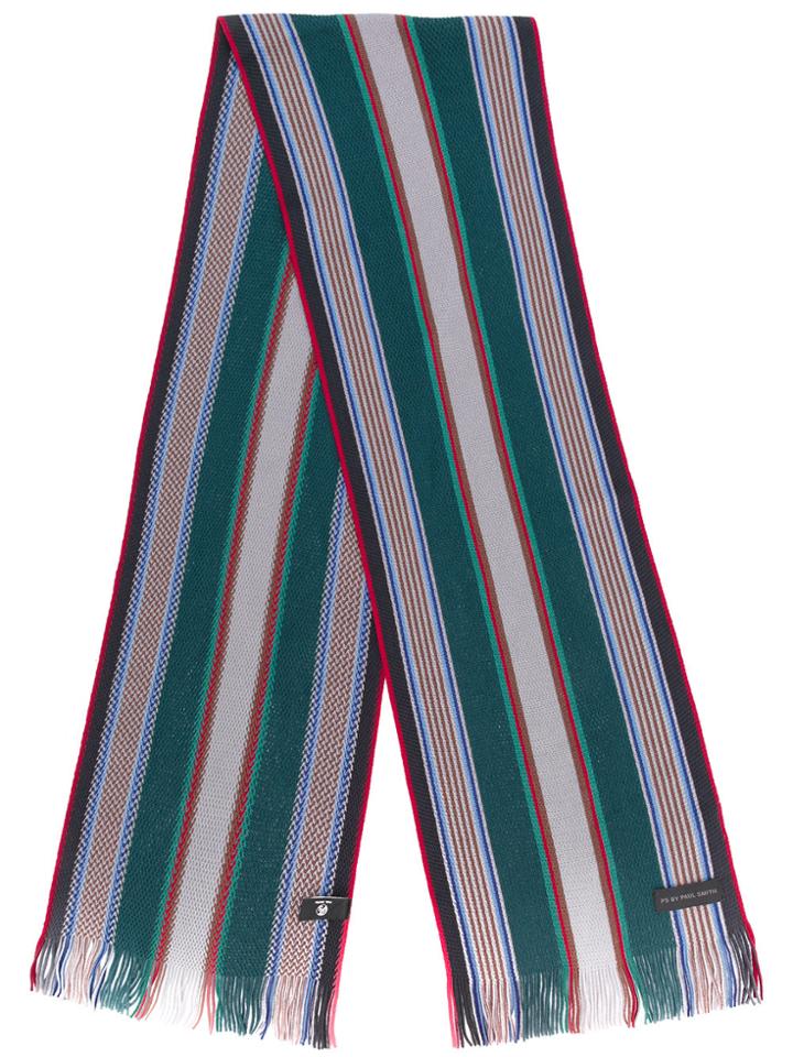 Ps By Paul Smith Striped Scarf - Multicolour