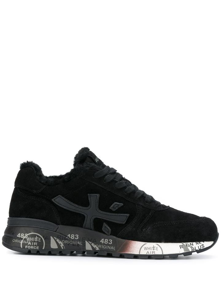 Premiata Mick Sherpa Lined Sneakers - Black